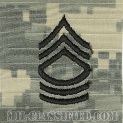 曹長（Master Sergeant (MSG)）[UCP（ACU）/階級章/キャップ用縫い付けパッチ]画像