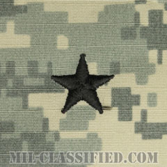 准将（Brigadier General (BG)）[UCP（ACU）/階級章/キャップ用縫い付けパッチ]画像