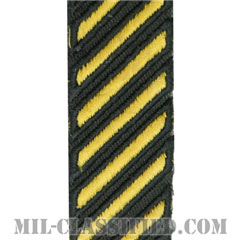 年功章（Service Stripe）[カラー（グリーン）/カットエッジ/女性用（-1996）/パッチ]画像