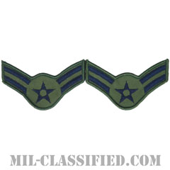 一等空兵（Airman First Class）[サブデュード/メロウエッジ/空軍階級章（1991-）/Large（男性用）/パッチ/ペア（2枚1組）]画像
