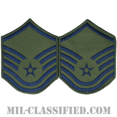 曹長（Master Sergeant）[サブデュード/メロウエッジ/空軍階級章（1991-）/Large（男性用）/パッチ/ペア（2枚1組）]画像