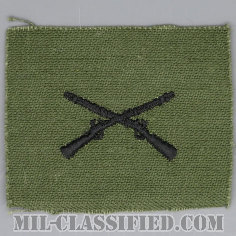 歩兵科章（Infantry Branch Insignia）[サブデュード/兵科章/1960s/コットン100％/パッチ]の画像
