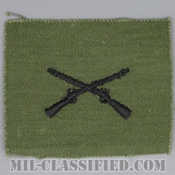 歩兵科章（Infantry Branch Insignia）[サブデュード/兵科章/1960s/コットン100％/パッチ]画像