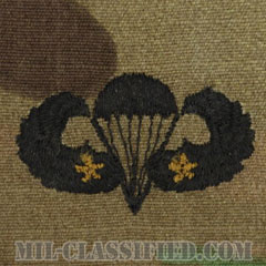 戦闘空挺章 (ベーシック) 降下2回（Combat Parachutist Badge, Basic, Two Jump）[OCP/パッチ]画像