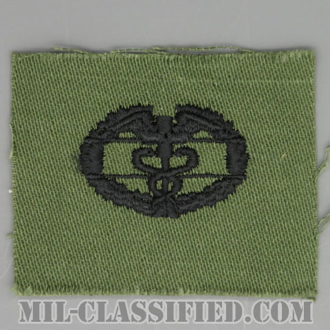 戦闘医療章 (ファースト)（Combat Medical Badge (CMB), First Award）[サブデュード/1960s/コットン100％/パッチ]の画像
