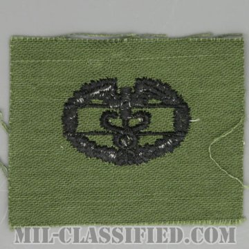 戦闘医療章 (ファースト)（Combat Medical Badge (CMB), First Award）[サブデュード/1960s/コットン100％/パッチ]画像