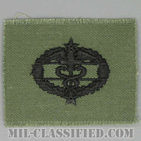 戦闘医療章 (サード)（Combat Medical Badge (CMB), Third Award）[サブデュード/1960s/コットン100％/パッチ]の画像