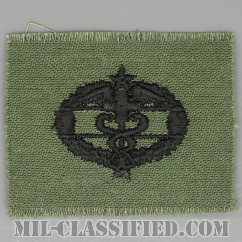 戦闘医療章 (サード)（Combat Medical Badge (CMB), Third Award）[サブデュード/1960s/コットン100％/パッチ]画像
