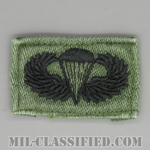 空挺章 (ベーシック)（Parachutist Badge, Basic）[サブデュード/1960s/コットン100％/パッチ/中古1点物]の画像
