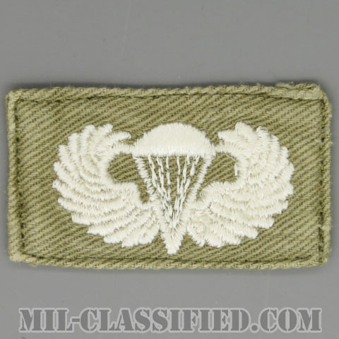 空挺章 (ベーシック)（Parachutist Badge, Basic）[カラー/パッチ/中古1点物]の画像