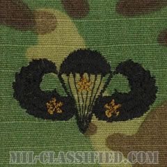 戦闘空挺章 (ベーシック) 降下3回（Combat Parachutist Badge, Basic, Three Jump）[OCP/パッチ]画像