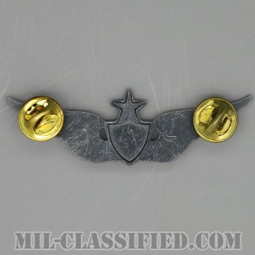 航空機搭乗員章 (シニア・エアクルー)（Aviation Badge (Aircrew), Senior）[カラー/1960s/燻し銀（銀張り・Silver Filled）/バッジ/中古1点物]画像