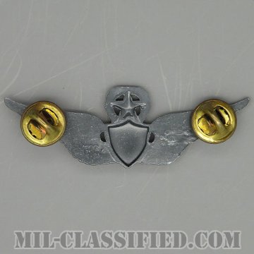 航空機搭乗員章 (マスター・エアクルー)（Aviation Badge (Aircrew), Master）[カラー/1960s/燻し銀（銀張り・Silver Filled）/バッジ/中古1点物]画像