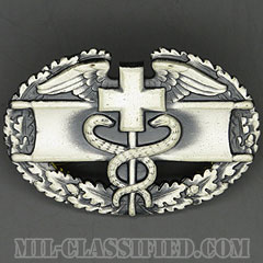 戦闘医療章 (ファースト)（Combat Medical Badge (CMB), First Award）[カラー/1960s/燻し銀（銀張り・Silver Filled）/バッジ/中古1点物]の画像