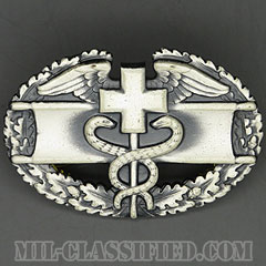 戦闘医療章 (ファースト)（Combat Medical Badge (CMB), First Award）[カラー/1960s/燻し銀（銀張り・Silver Filled）/バッジ/中古1点物]画像