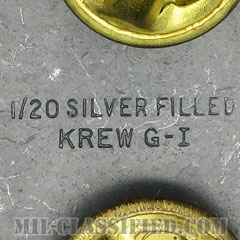 回収潜水員章（Diver Badge, Salvage）[カラー/1960s/燻し銀（銀張り・Silver Filled）/バッジ/中古1点物]画像