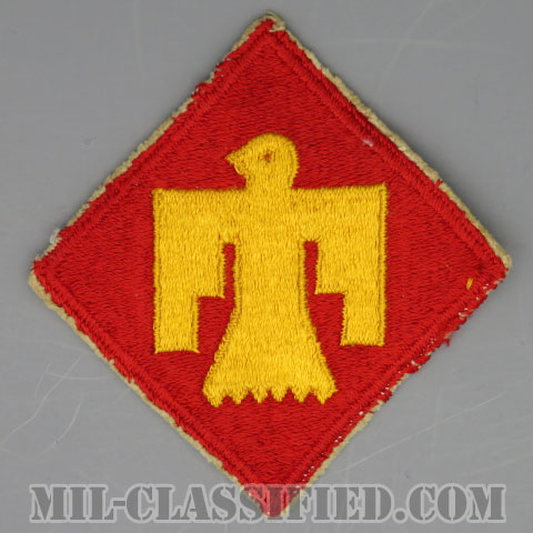 第45歩兵師団（45th Infantry Division）[カラー/カットエッジ/パッチ/中古1点物]画像
