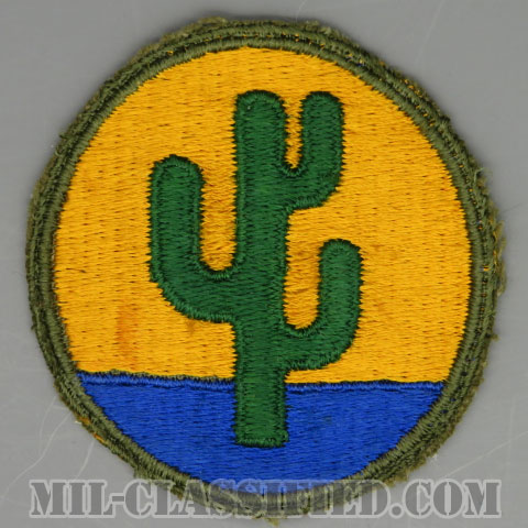 第103歩兵師団（103rd Infantry Division）[カラー/カットエッジ/パッチ/中古1点物]の画像