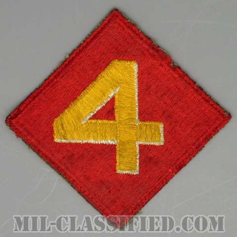 第4海兵師団（4th Marine Division）[カラー/カットエッジ/パッチ/中古1点物]の画像