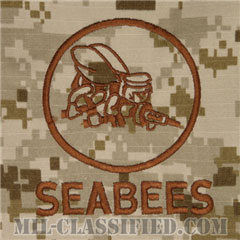 Naval Construction Battalion (Seabee)[NWU Type2（AOR1）/パッチ（ポケット）]画像
