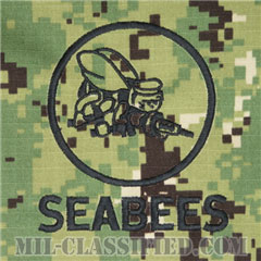 Naval Construction Battalion (Seabee)[NWU Type3（AOR2）/パッチ（ポケット）]画像