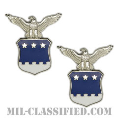 アメリカ合衆国空軍中将補佐官（Aide to the Lieutenant General）[カラー/バッジ/ペア（2個1組）]の画像