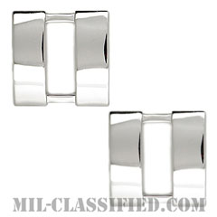 大尉（Captain/Lieutenant）[カラー/コート用レギュラーサイズ/海軍・海兵隊階級章/バッジ/ペア（2個1組）]の画像