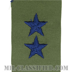 少将（Major General (MG)）[サブデュード/空軍階級章（肩用）/パッチ/ペア（2枚1組）]画像