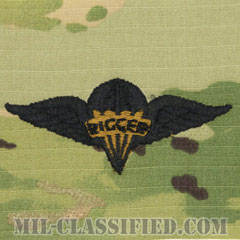 パラシュート整備士 (パラシュートリガー)（Parachute Rigger Badge）[OCP（7C）/パッチ]の画像