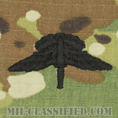 自由降下章 (ベーシック) （Military Freefall Parachutist Badge, HALO, Basic）[OCP（7C）/パッチ]の画像