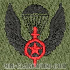 仮想敵部隊（対抗部隊）空挺章（Opposing Force (OPFOR), Parachutist Badge）[サブデュード/パッチ]画像