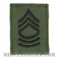 曹長（Master Sergeant (MSG)）[サブデュード/階級章/ベルクロ付パッチ]画像