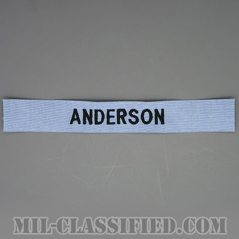 ANDERSON [シャンブレーシャツ用/海軍ネームテープ/生地テープパッチ]の画像