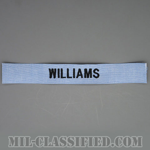 WILLIAMS [シャンブレーシャツ用/海軍ネームテープ/生地テープパッチ]画像
