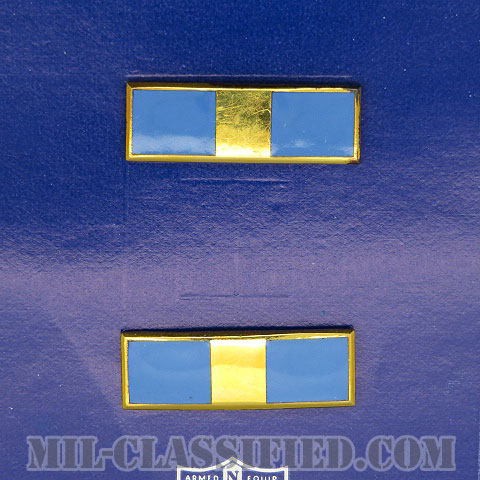 准尉 (WO1)（Warrant Officer 1）[カラー/空軍階級章（1960s-1970s）/バッジ/ペア（2個1組）/1点物]の画像