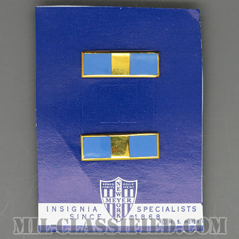 准尉 (WO1)（Warrant Officer 1）[カラー/空軍階級章（1960s-1970s）/バッジ/ペア（2個1組）/1点物]画像