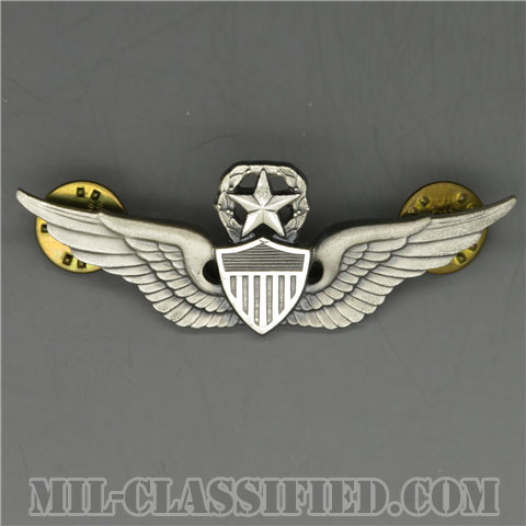 飛行士章 (マスター・パイロット)（Army Aviator (Pilot), Master）[カラー/1960s/燻し銀（銀張り・Silver Filled）/バッジ/中古1点物]画像