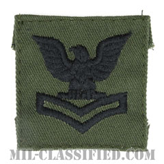 二等兵曹（Petty Officer Second Class）[サブデュード/海軍階級章/キャップ用パッチ]の画像