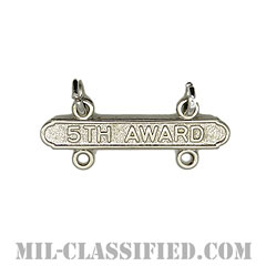 ピストル射撃技術章用バー (エキスパート再認定5回)（Pistol Expert, Requalification Bar, 5th Award）[カラー/鏡面仕上げ/バッジ]の画像