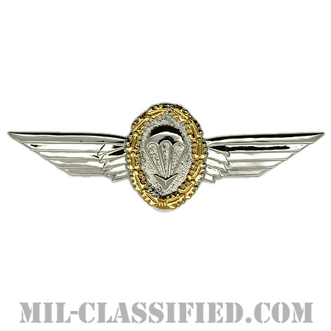 ドイツ連邦共和国 (西ドイツ) 軍空挺章 (ゴールド)（Foreign Parachutist Badge, West Germany, Gold）[カラー/バッジ]画像
