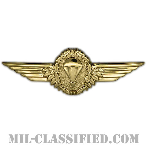 ドイツ連邦共和国軍空挺章 (ゴールド)（Parachutist Badge, Germany, Gold）[カラー/バッジ]の画像