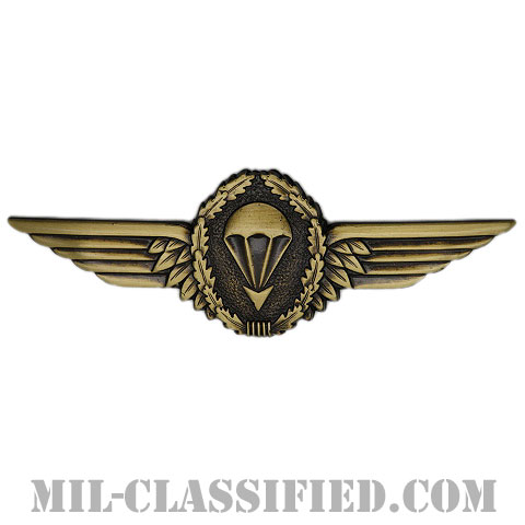 ドイツ連邦共和国軍空挺章 (ブロンズ)（Parachutist Badge, Germany, Bronze）[カラー/バッジ]画像