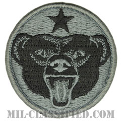 アラスカ防衛コマンド（Alaska Defense Command）[UCP（ACU）/メロウエッジ/ベルクロ付パッチ]の画像