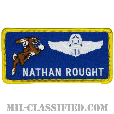 NATHAN ROUGHT (第96飛行訓練隊/航空機操縦士章(コマンド・パイロット))（96th Flying Training Squadron）[カラー/メロウエッジ/ベルクロ付パッチ]画像