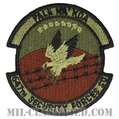 第647警備隊（647th Security Forces Squadron）[OCP/カットエッジ/ベルクロ付パッチ]画像