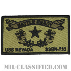 弾道ミサイル原子力潜水艦ネバダ（USS Nevada, SSBN-733）[NWU Type3（AOR2）/メロウエッジ/ベルクロ付パッチ]の画像