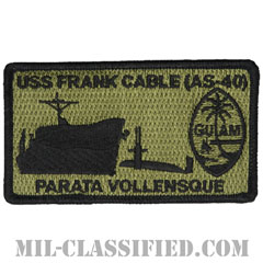 潜水母艦フランク・ケーブル（USS Frank Cable, AS-40）[NWU Type3（AOR2）/メロウエッジ/ベルクロ付パッチ]画像