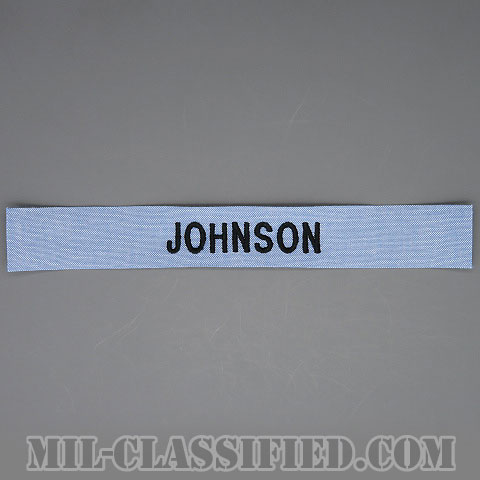 JOHNSON [シャンブレーシャツ用/海軍ネームテープ/生地テープパッチ]の画像