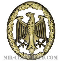 ドイツ連邦共和国軍 軍事能力章/軍事熟練章 (ブロンズ)（German Armed Forces Badge for Military Proficiency, Bronze）[カラー/バッジ]画像