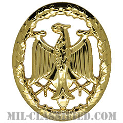 ドイツ連邦共和国軍 軍事能力章/軍事熟練章 (ゴールド)（German Armed Forces Badge for Military Proficiency, Gold）[カラー/バッジ]画像